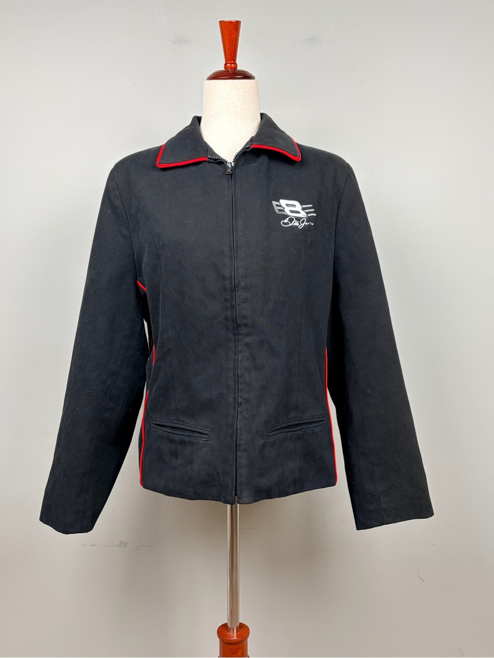Vintage Chase Authentics Dale Earnhardt Jr Budweiser NASCAR Jacket Women’s L